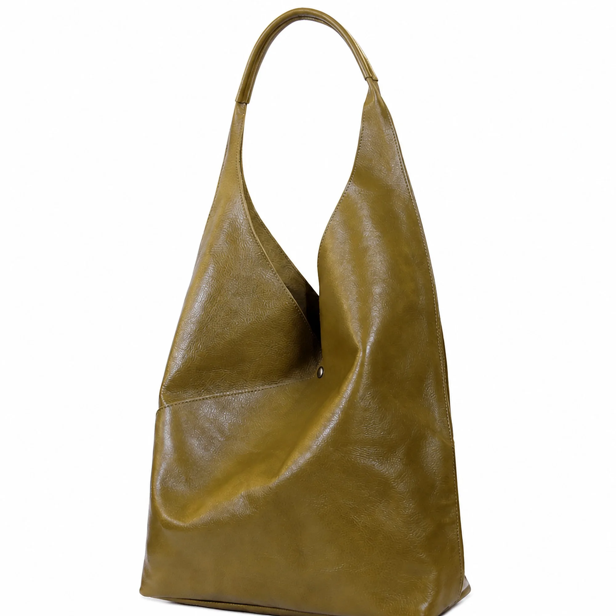 Supplier studio three-quarter showing the width of the integrated shoulder strap.